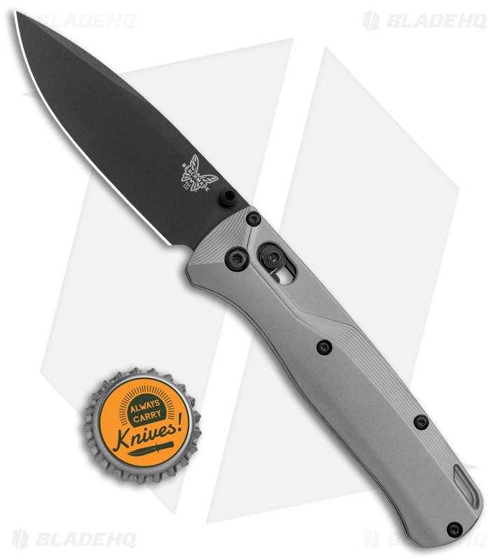 Flytanium Titanium Crossfade + Benchmade Bugout Knife (3.24" Black)