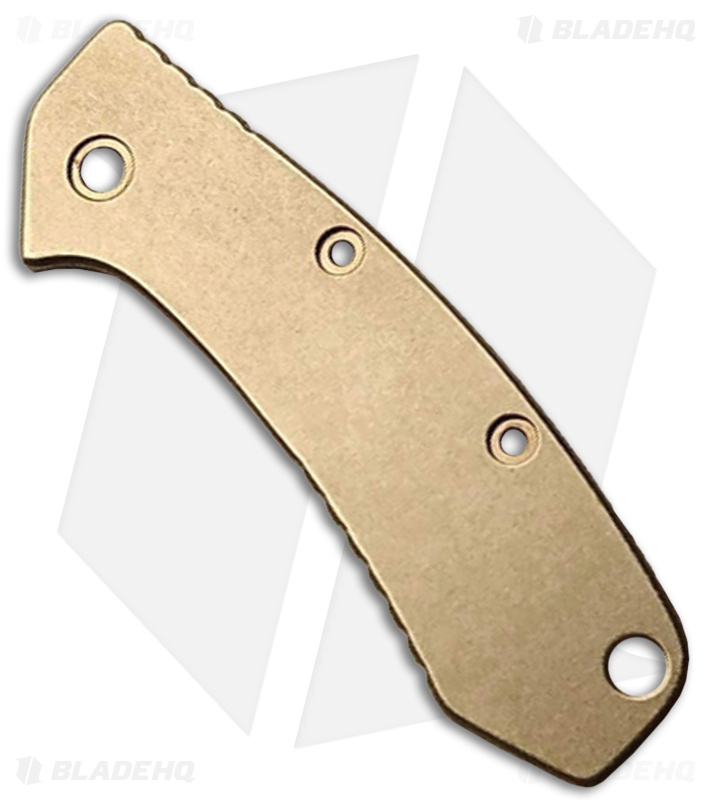 Flytanium Brass Handle Scale For Kershaw Cryo