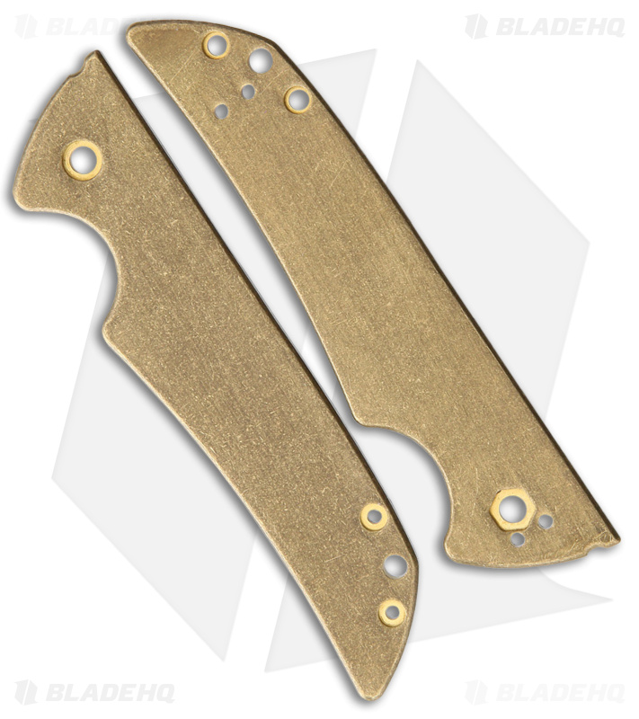 Flytanium Tenacious Scales Brass - Messergriffe Aus Massivmessung