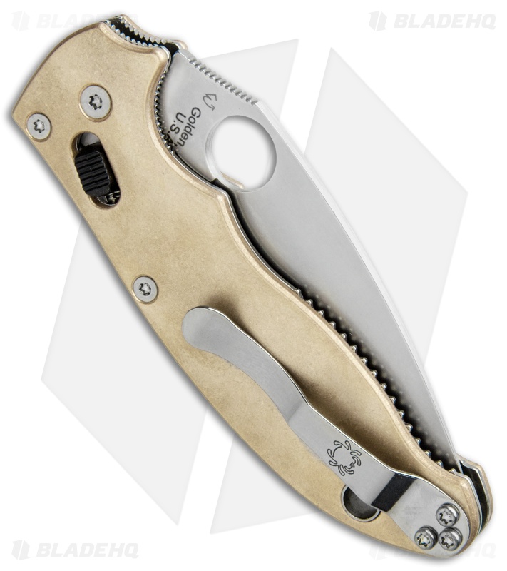 Spyderco Manix 2 - Flytanium Brass Scales | Brass | Blade HQ