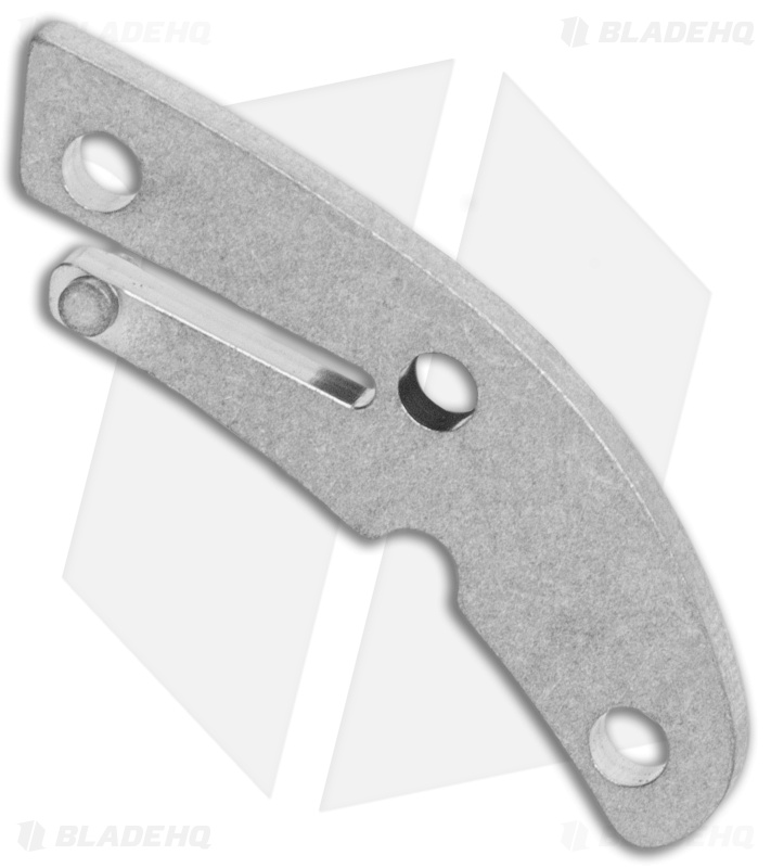 Flytanium Titanium Backspacer For Spyderco Delica - Stonewash