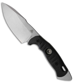 Fobos Knives Alaris 3V Fixed Blade Knife Black/Green Micarta (5" Stonewash)