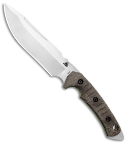 FOBOS Tier1-C Fixed Blade Knife OD Green Micarta/Green Liners (6.5" SW)