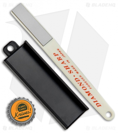 Forever 6.25" Diamond Sharp Knife Sharpener w/ Sharpening Stand