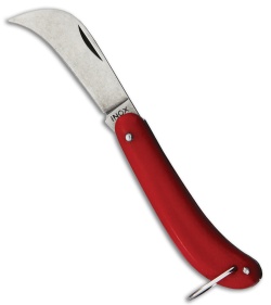 Fox Knives Roncole Lama Slip Joint Knife Red Polymer (1.5" Satin)