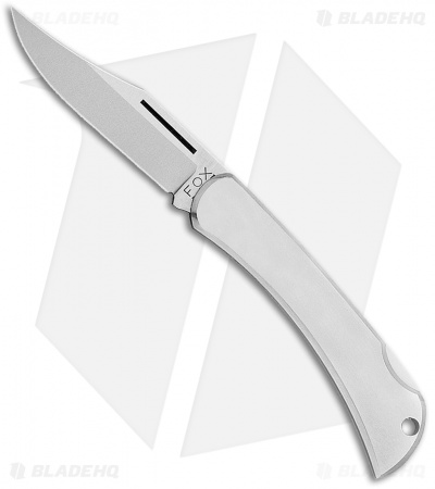 Fox Knives Win 551 Lockback Knife Gray Steel (3.4" Satin)