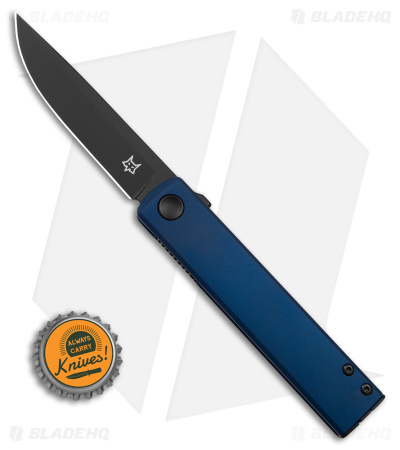 Fox Knives CHNOPS Liner Lock Knife Blue Aluminum (3" Black)
