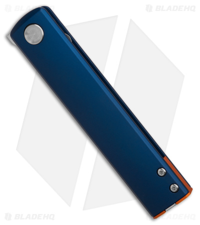 Fox Knives CHNOPS Liner Lock Knife Blue Aluminum w/ Orange (3" Satin)