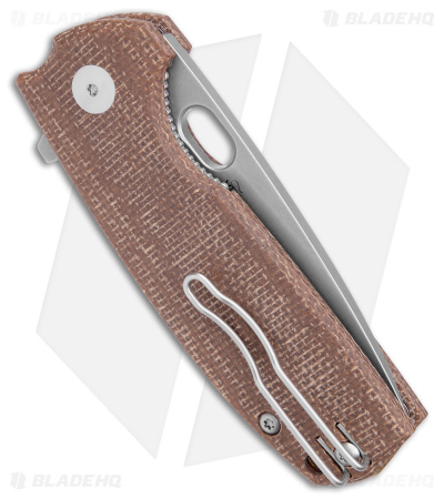 Fox Knives Vox Core Liner Lock Knife Brown Micarta (3.15" SW) FX-604 MBR