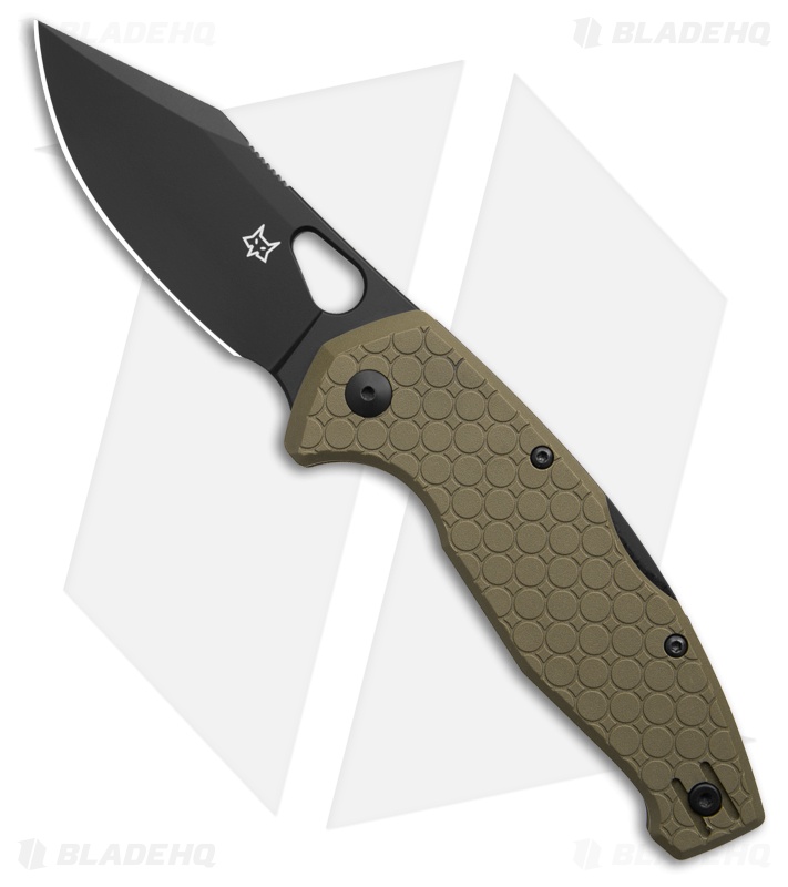 Fox Knives Kita Lockback Knife Green FRN (3.1" Black)