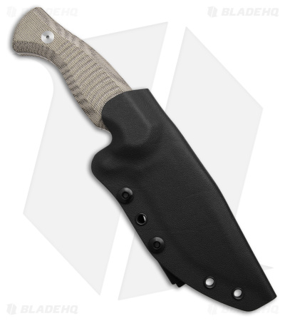 Fox Knives Van Poppel Eastwood Tiger Micarta OD Green (4.50" Stonewash)