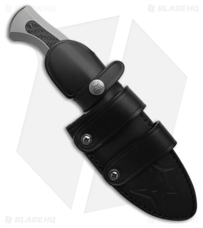 Fox Knives Van Popple Eastwood Tiger Titanium+Carbon Fiber (4.50" Black)