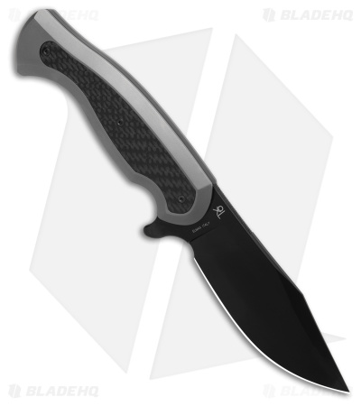 Fox Knives Van Popple Eastwood Tiger Titanium+Carbon Fiber (4.50" Black)
