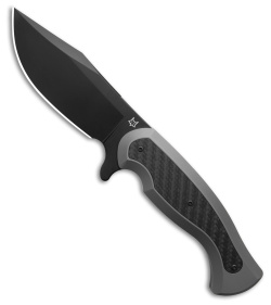 Fox Knives Van Popple Eastwood Tiger Titanium+Carbon Fiber (4.50" Black)