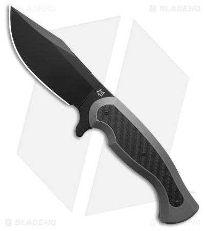 Fox Knives Van Popple Eastwood Tiger Titanium+Carbon Fiber (4.50" Black)