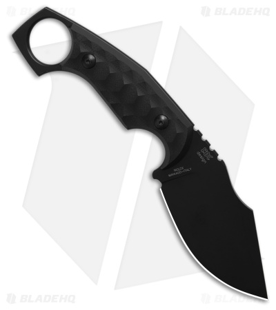 Fox Knives Monky Tumber Fixed Blade Knife Black G-10 (3.6" Black)