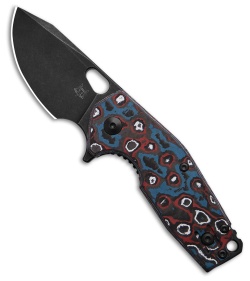 Fox Suru Liner Lock Knife Nebula Carbon Fiber (2.3" Black) 