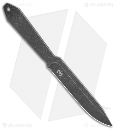 Fred Perrin Le Lancer Fixed Blade Knife (5.75" Black Stonewash)
