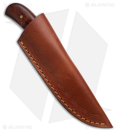 Frost Cutlery Rosewood/Stag Fixed Blade Skinner Knife (3" Damascus)