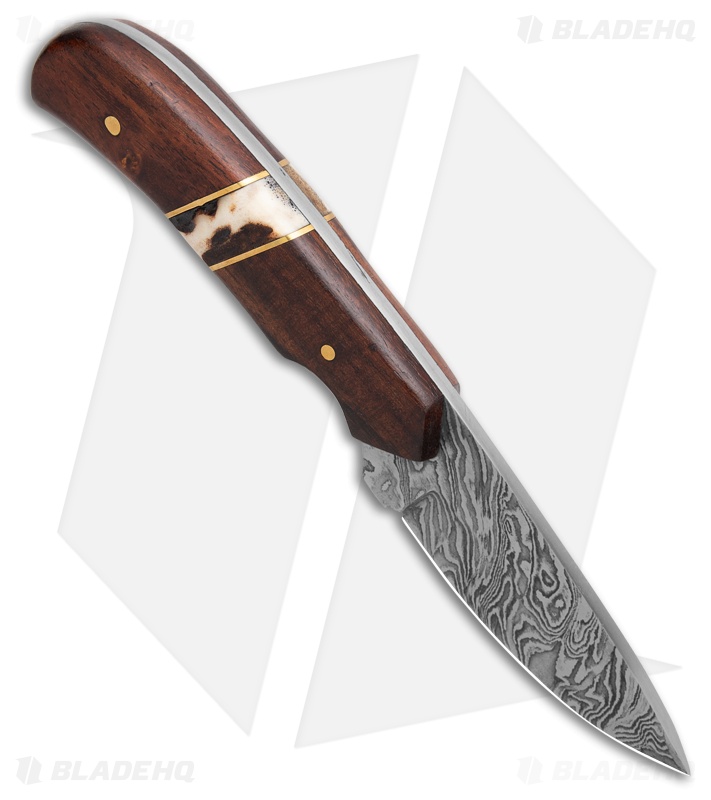 Frost Cutlery Rosewood/Stag Fixed Blade Skinner Knife (3