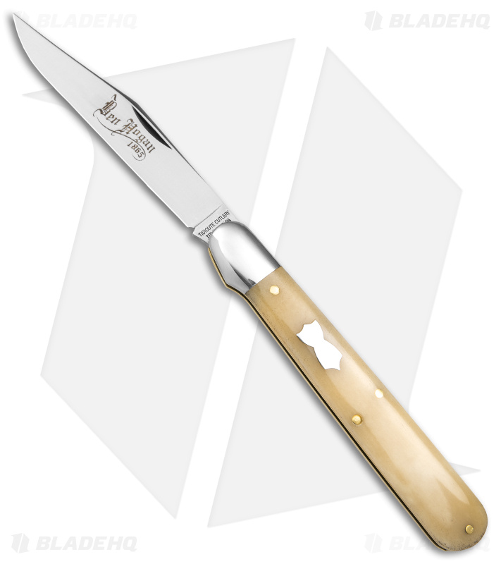 GEC Ben Hogan 1865 Smooth White Bone Pocket Knife (3.5" Polish) 651122