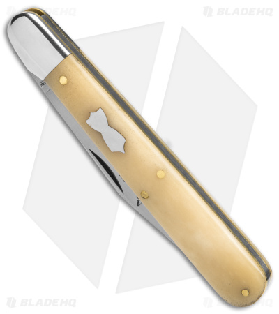 GEC Ben Hogan 1865 Smooth White Bone Pocket Knife (3.5" Polish) 651122