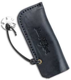 GEC Johnny on the Spot Leather Pocket Knife Sleeve - Black