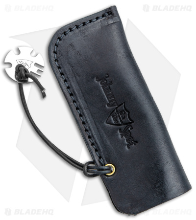 GEC Johnny on the Spot Leather Pocket Knife Sleeve - Black