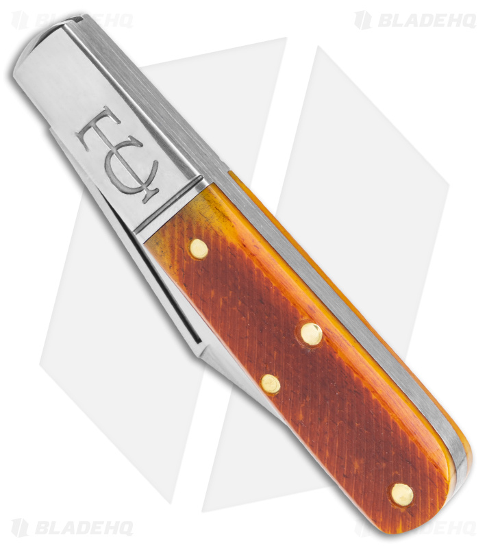 GEC #14 Tidioute Barlow Knife Goldenrod Sawcut Bone (2.35" Satin) 141122