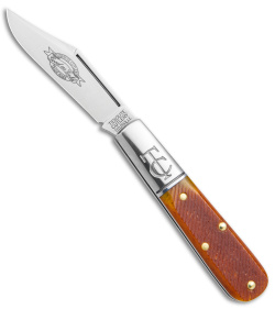 GEC #14 Tidioute Barlow Knife Goldenrod Sawcut Bone (2.35" Satin) 141122