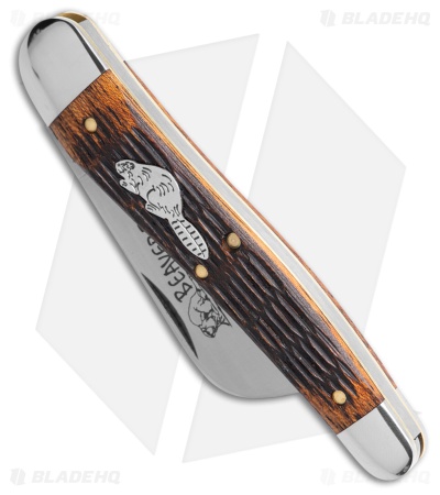 GEC Tidioute #38 John Chapman Knife Jigged Brazilian Cherry Wood (2.3" Satin)