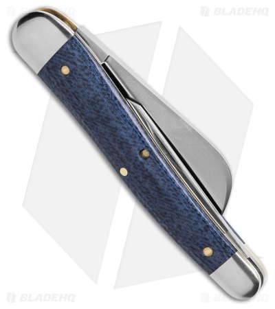 GEC Tidioute #38 John Chapman Pocket Knife Faded Denim Blue Micarta (2.3" Satin)
