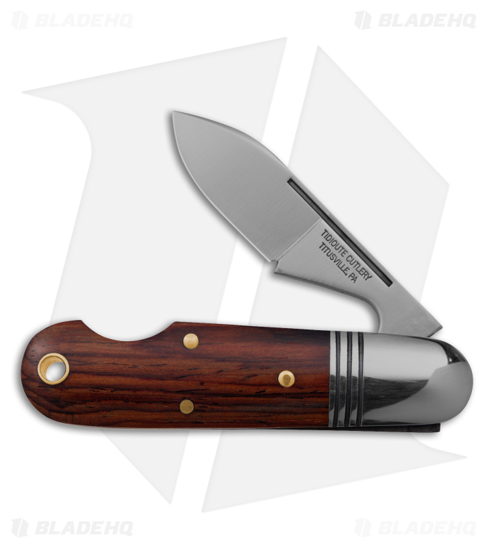 GEC Tidioute Cutlery #25 Beerlow Pocket Knife Cocobolo Wood (2.1" Satin)
