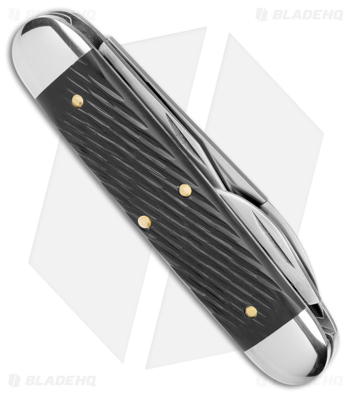 GEC Tidioute Cutlery Johnny On The Spot Pocket Knife Black Texdel (2.65" Satin)