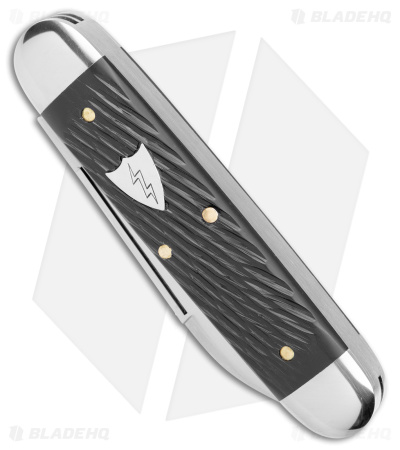 GEC Tidioute Cutlery Johnny On The Spot Pocket Knife Black Texdel (2.65" Satin)