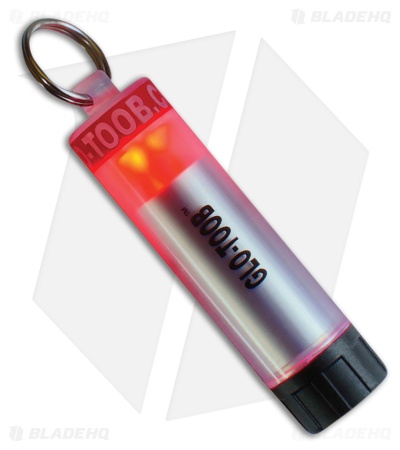 Glo-Toob AAA Series Red Keychain Flashlight 27 hour Max - 3 Modes