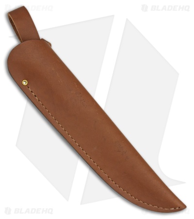Grohmann Original Hunting Fixed Blade Knife Brown/White Horn (4" Satin)