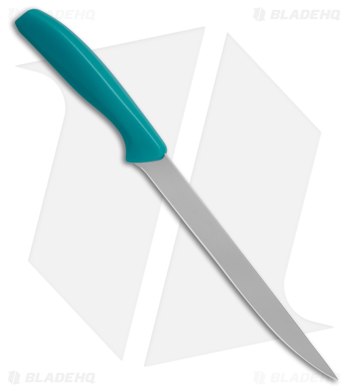 Gatco 9.5" Fixed Blade Kitchen Knife Teal Zytel