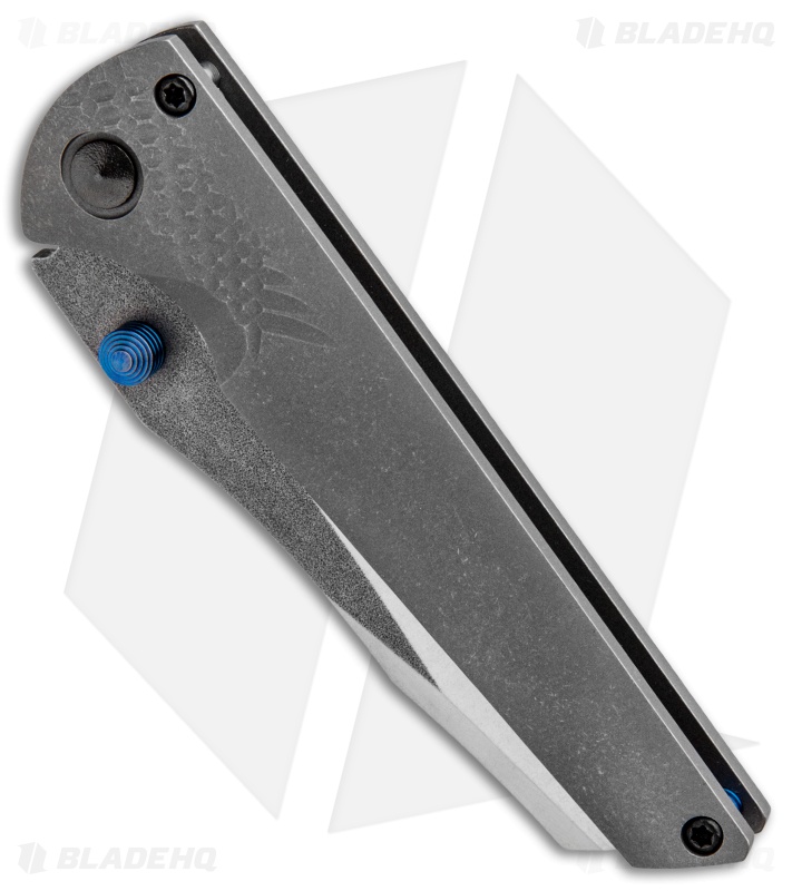 Gavko Custom Leopard Frame Lock Knife Titanium (3.25" Two-Tone)