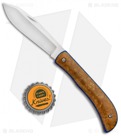 Gedraitis Knives Slip Joint Knife Antique 1953 U.S. Army Micarta (2.8" Satin)