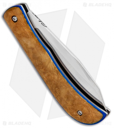 Gedraitis Knives Slip Joint Knife Antique 1953 U.S. Army Micarta (2.8" Satin)