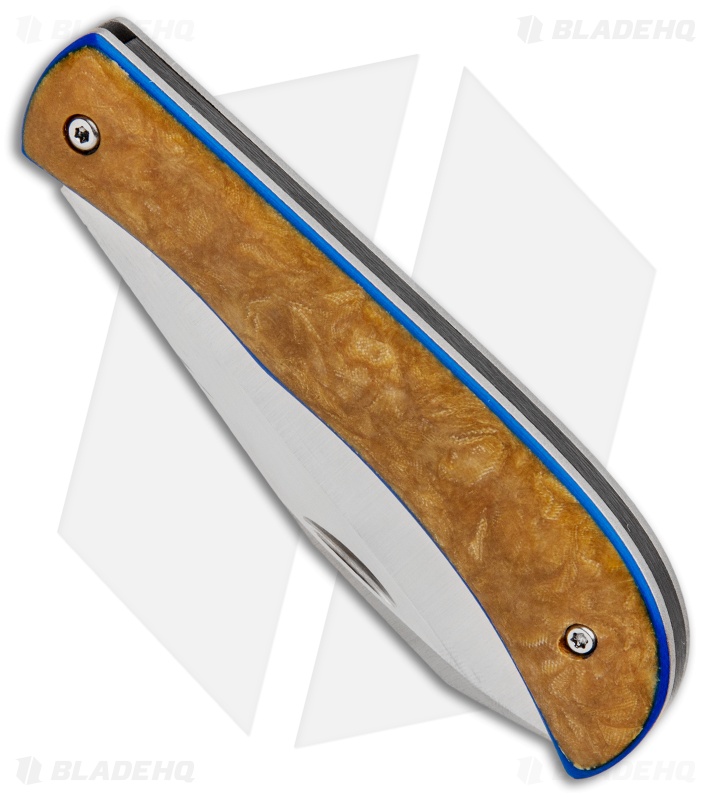 Gedraitis Knives Slip Joint Knife Antique 1953 U.S. Army Micarta (2.8" Satin)