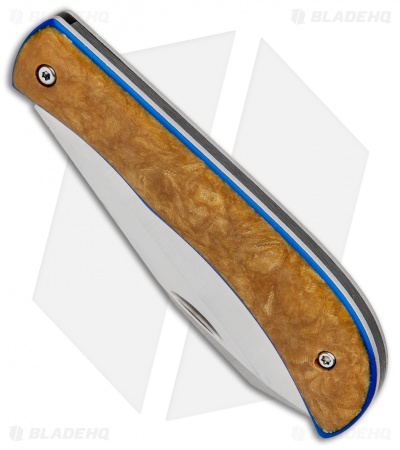 Gedraitis Knives Slip Joint Knife Antique 1953 U.S. Army Micarta (2.8" Satin)
