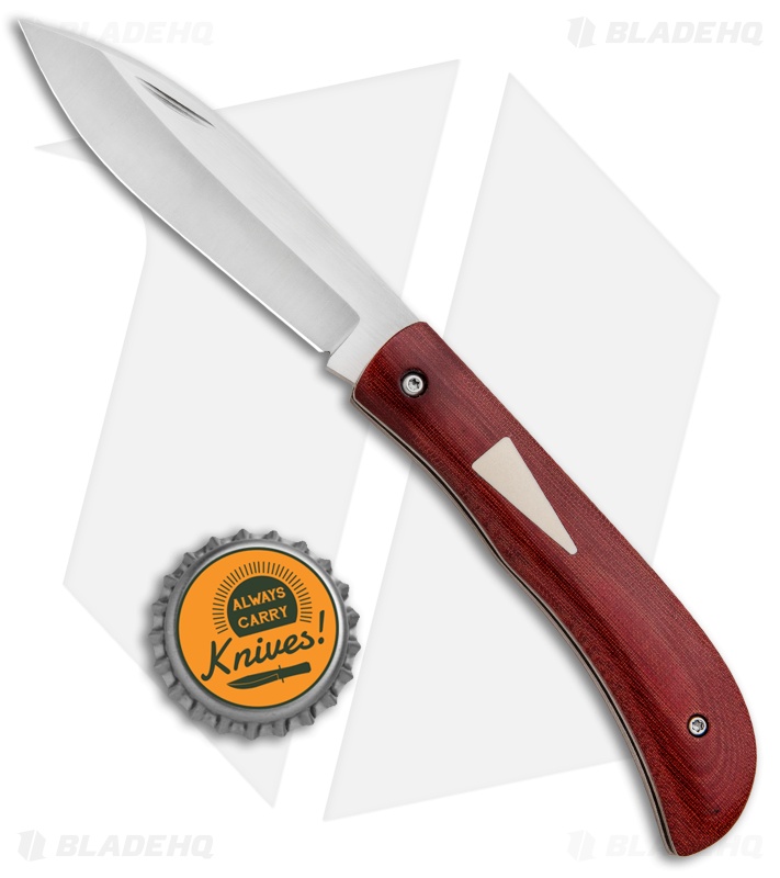 Gedraitis Slip Joint Knife Red Blade HQ