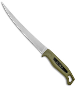 Gerber Ceviche Fillet Fixed Blade Knife Green Polymer (9&quot; Stonewash) | 157361
