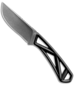 Gerber Exo-MOD Drop Point Fixed Blade Knife Black (4" Stonewash)