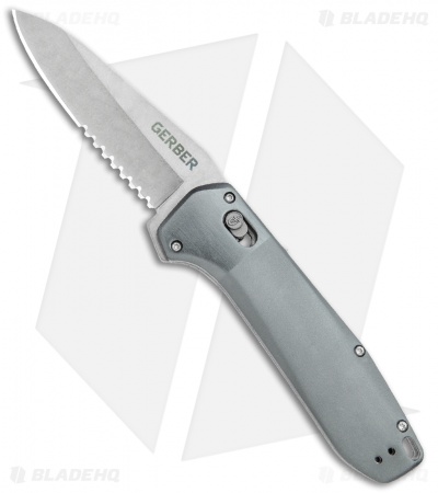 Gerber Highbrow Assisted Opening Knife  Aluminum (3.3" SW Serr) 30-001638