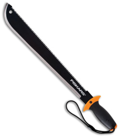 Gerber Fiskars 18" Machete Saw Black + Orange (Black)