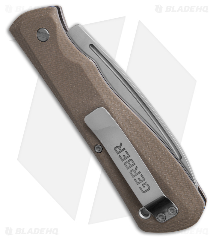 Gerber Mansfield Slip Joint Knife Natural Micarta (3.1 Satin) 