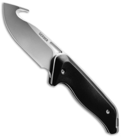 Gerber Moment Folding Gut Hook Knife Black (3.5" Bead Blast)